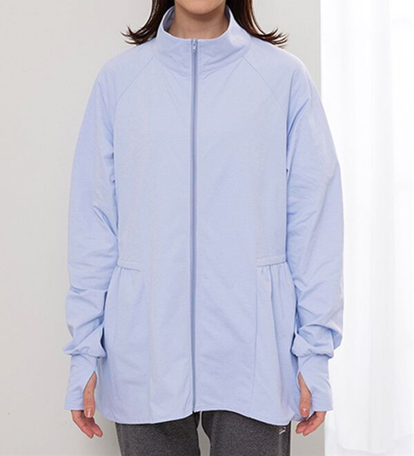 BELLUNA（ベルーナ）の「ギャザー切替ラッシュガードＵＶ対策ジャケット（パーカー）」｜詳細画像