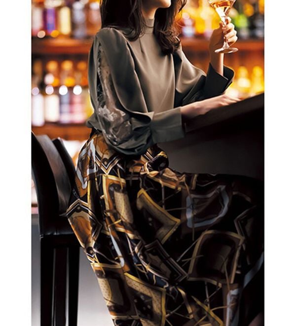 RANAN（ラナン）の「袖スリットレースブラウス（ブラウス）」｜詳細画像