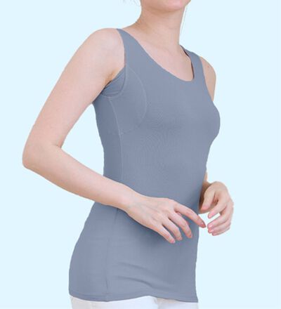 ひんやり汗取りインナー タンクトップ＜ラヴィクールエコ＞ - ベルーナ