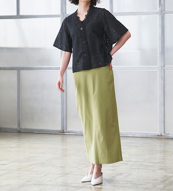 RANAN（ラナン）の「〈グラフェン〉ハイスペックストレッチナロ－スカート（ロングスカート）」｜詳細画像