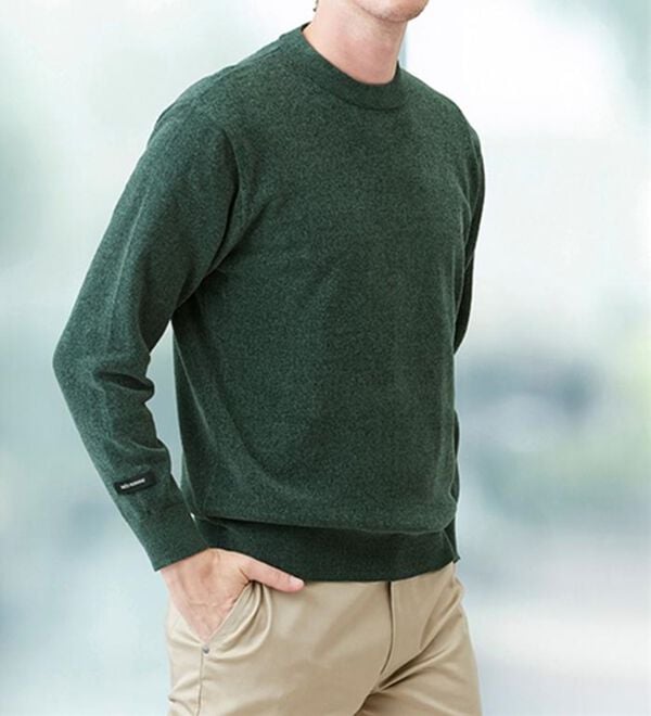 「＜イネド　オム＞もっちりモールセーター（メンズニット・セーター）」｜詳細画像