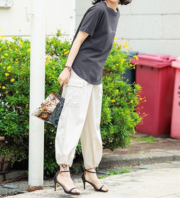 BELLUNA（ベルーナ）の「ヒンヤリ！着映えプリントプルオーバー（カットソー）」｜詳細画像