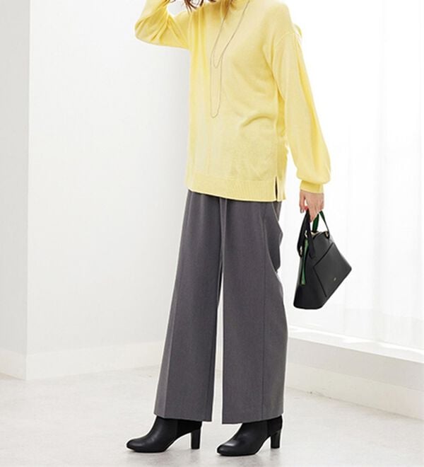 BELLUNA（ベルーナ）の「ふんわりカシミヤタッチニットプルオーバー（ニット・セーター）」｜詳細画像