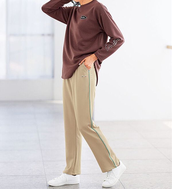 BELLUNA（ベルーナ）の「＜ＥＬＬＥ　Ａｃｔｉｖｅ＞バックリボンロゴチュニック（チュニック）」｜詳細画像