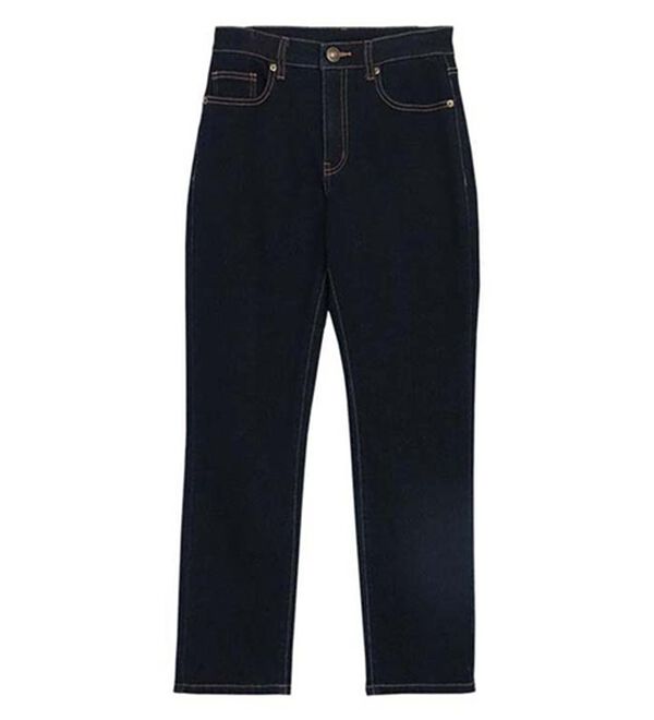 Pierrot（ピエロ）の「【ストレッチ素材】大人のためのゆるテーパードデニムパンツ（フルレングスパンツ）」｜詳細画像