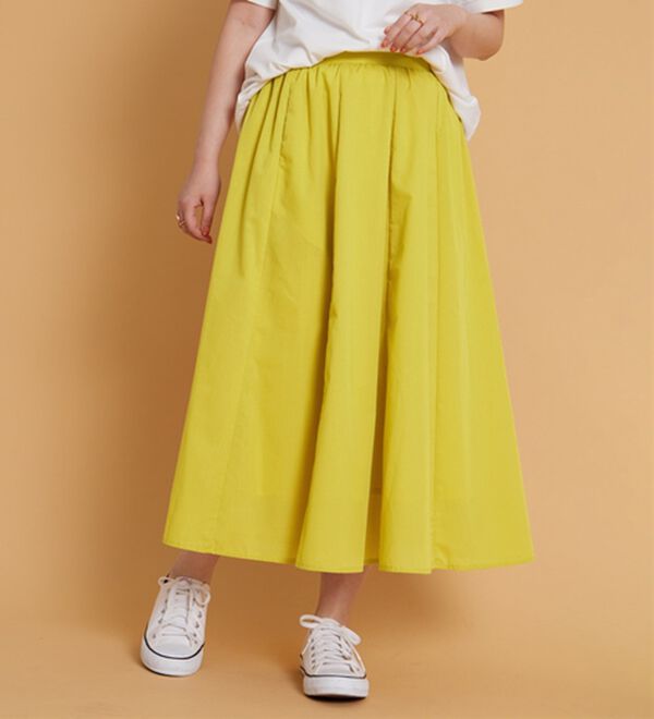 BELLUNA（ベルーナ）の「ふんわり切替フレアースカート（ロングスカート）」｜詳細画像