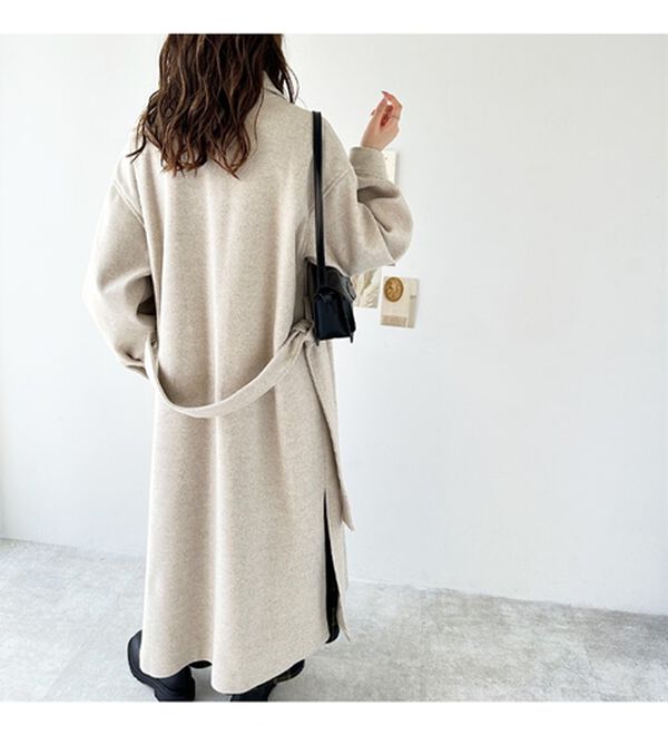 GeeRA（ジーラ）の「ポケットデザインステンカラーコート（ロングコート）」｜詳細画像