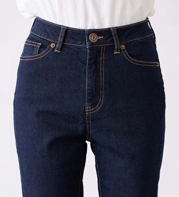 Pierrot（ピエロ）の「【Ｍ～３Ｌ】ストレッチスリムテーパードデニムパンツ（フルレングスパンツ）」｜詳細画像