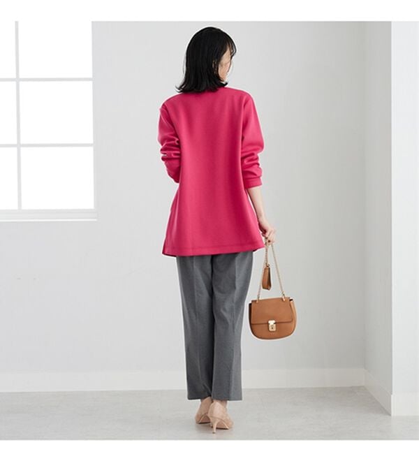 BELLUNA（ベルーナ）の「時短コーデ！ダンボール素材ロングカーデアンサンブル（アンサンブル）」｜詳細画像