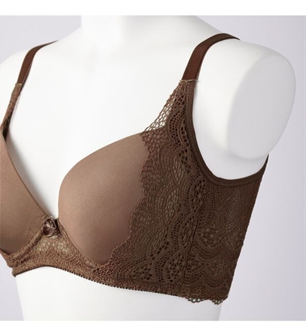 YU'NOW（ユナウ）の「しっかり脇高！美乳ブラセット（ブラジャー＆ショーツセット）」｜詳細画像