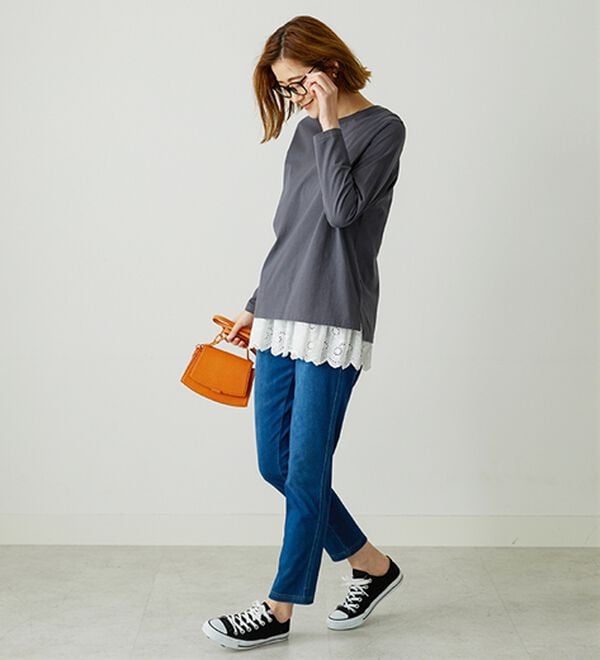 BELLUNA（ベルーナ）の「美ストレッチ素材レギンスパンツ（スパッツ・レギンス）」｜詳細画像