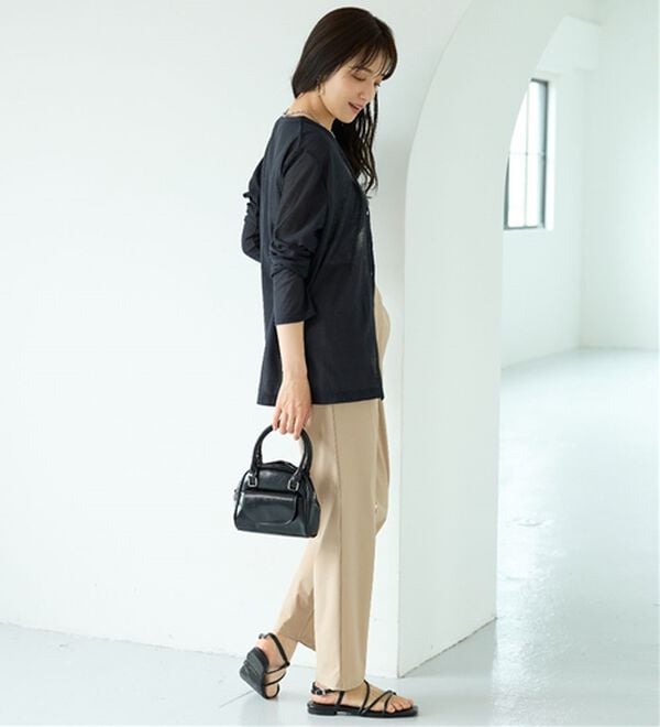 BELLUNA（ベルーナ）の「持ち運びに便利！ＵＶ対策シアーカーディガン（その他カーディガン）」｜詳細画像