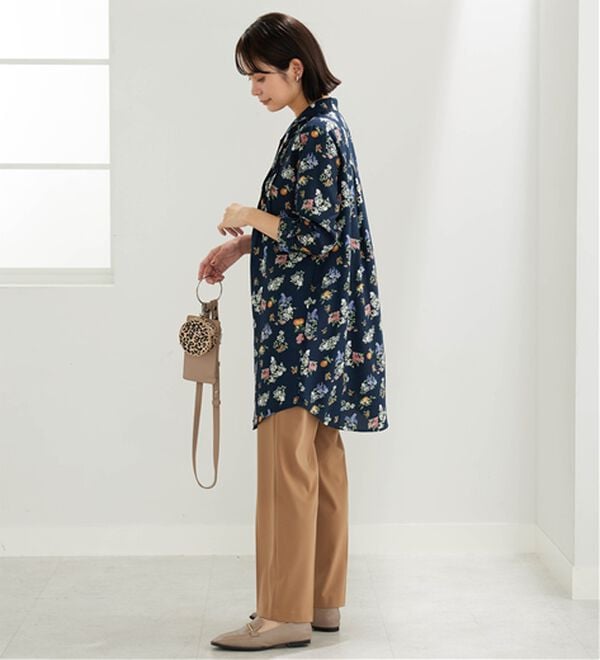 BELLUNA（ベルーナ）の「ジョーゼット素材ピンタック使いワンピース（その他ワンピース）」｜詳細画像