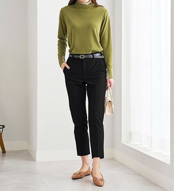 BELLUNA（ベルーナ）の「サマ見え！美脚テーパードパンツ（テーパードパンツ）」｜詳細画像