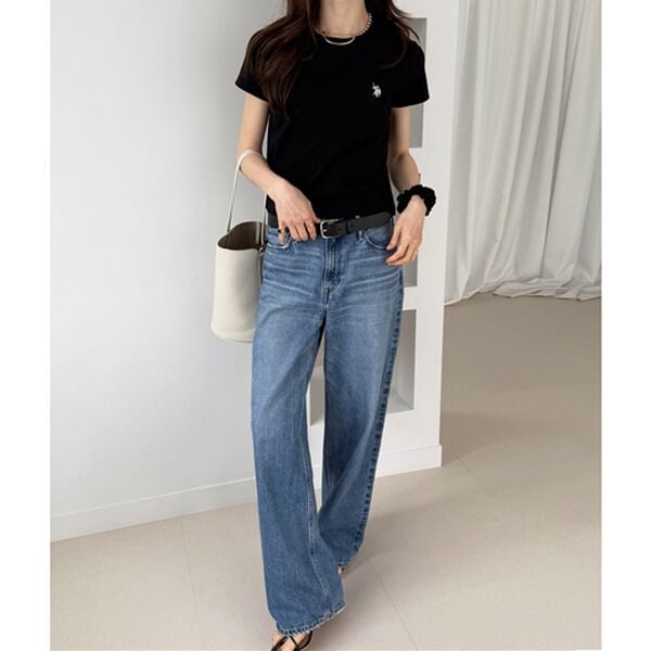 GeeRA（ジーラ）の「【ＵＳ．ＰＯＬＯ．ＡＳＳＮ】汗染み防止ミニＴシャツ（Tシャツ）」｜詳細画像