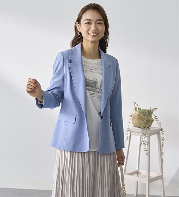 BELLUNA（ベルーナ）の「＜楽スタフィット＞シリーズ（ジャケット・パンツ・ベスト）（フルレングスパンツ）」｜詳細画像