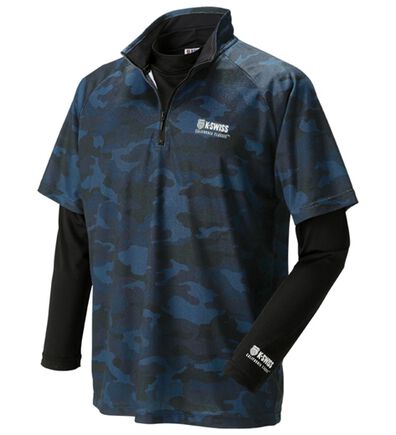 「＜ケー・スイス＞コーデ済インナー付ハーフジップ（メンズスポーツウェア（トップス））」