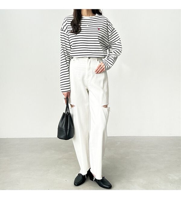 GeeRA（ジーラ）の「アソートカットアウトダメージパンツ（フルレングスパンツ）」｜詳細画像