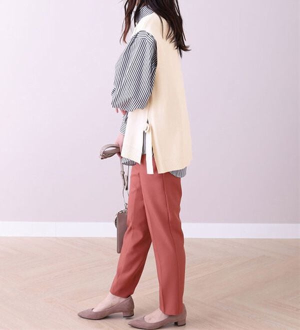 BELLUNA（ベルーナ）の「Ｄカン使いニットベスト（ベスト）」｜詳細画像