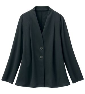 ルフラン（ルフラン）の「美ラインカットソージャケット（その他ジャケット）」｜黒