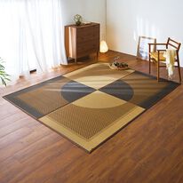 「柄が選べる純国産い草ラグ（い草ラグ）」