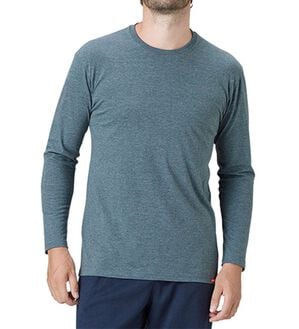 「【３色組】＜エドウイン＞柔らか綿混メランジインナー（メンズ肌着・インナーウェア）」｜3色組 長袖