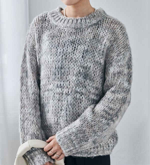 RANAN（ラナン）の「ミックスカラーシャギーニット（ニット・セーター）」｜詳細画像