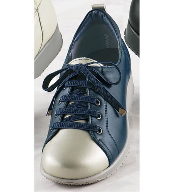 ルフラン（ルフラン）の「上品お洒落なやわらかスニーカー（スニーカー）」｜ネイビー