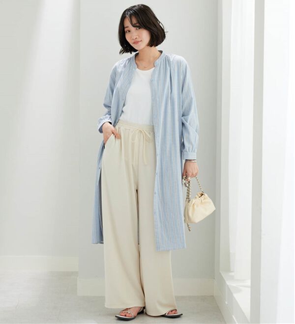 BELLUNA（ベルーナ）の「綿100％ダブルガーゼ素材ワンピース（その他ワンピース）」｜詳細画像