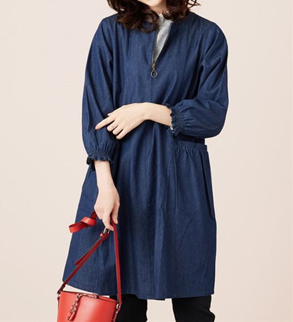 BELLUNA（ベルーナ）の「重ね着風フリル衿プルオーバー（カットソー）」｜詳細画像