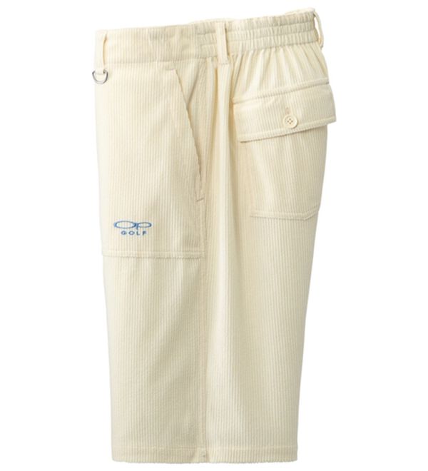 「＜オーシャンパシフィック＞コーデュロイハーフパンツ（メンズハーフパンツ）」｜アイボリー