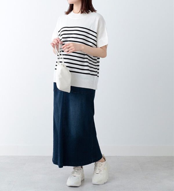 BELLUNA（ベルーナ）の「チューリップ袖デザインニットプルオーバー（ニット・セーター）」｜詳細画像