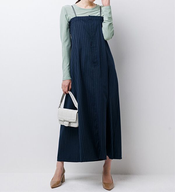 RANAN（ラナン）の「異素材デザインキャミワンピ（その他ワンピース）」｜詳細画像