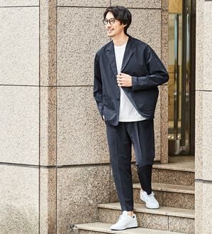 REMEN'S（リメンズ）の「サッカーセットアップ（ビジネススーツ）」｜ネイビー