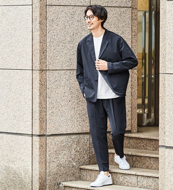 REMEN'S（リメンズ）の「サッカーセットアップ（ビジネススーツ）」｜ネイビー