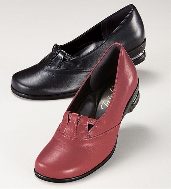 BELLUNA（ベルーナ）の「５Ｅ衝撃吸収エアソール牛革パンプス（パンプス）」｜詳細画像