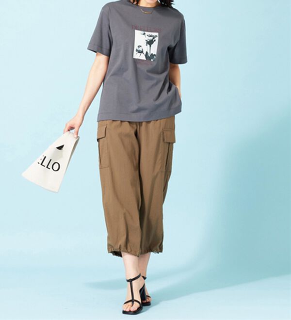 BELLUNA（ベルーナ）の「ヒンヤリ！綿１００％大人フォトプリントＴシャツ（Tシャツ）」｜詳細画像