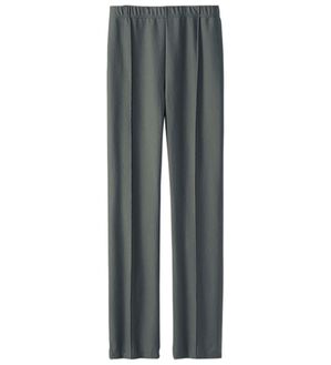 BELLUNA（ベルーナ）の「日本製裏起毛ハイテンションパンツ（フルレングスパンツ）」｜チャコール