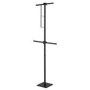 iellio（イエリオ）の「タワー　折り畳み室内物干し　スリム＜ｔｏｗｅｒ山崎実業＞（ランドリーラック・収納）」｜ブラック