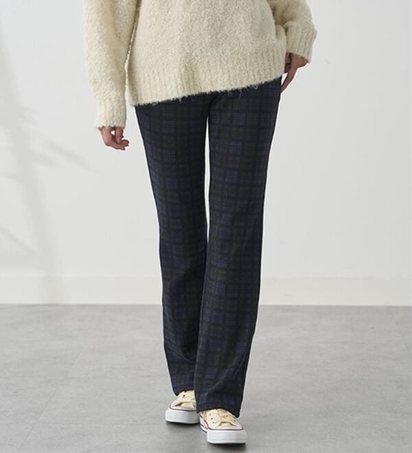 BELLUNA（ベルーナ）の「まるではく毛布！静電防止付裏ファーイージーパンツ（フルレングスパンツ）」｜詳細画像