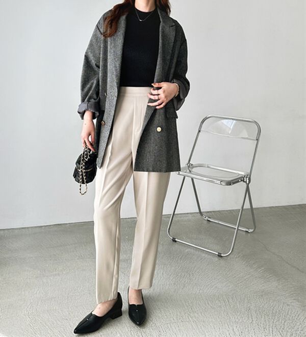 GeeRA（ジーラ）の「美脚きれい魅せ！テーパードパンツ（フルレングスパンツ）」｜詳細画像