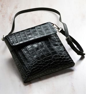 「本クロコプレジデントショルダー（メンズショルダーバッグ）」｜1