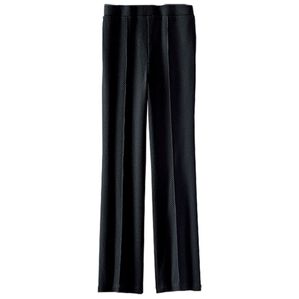 BELLUNA（ベルーナ）の「ストレッチジャカード素材フレアーパンツ（フルレングスパンツ）」｜黒