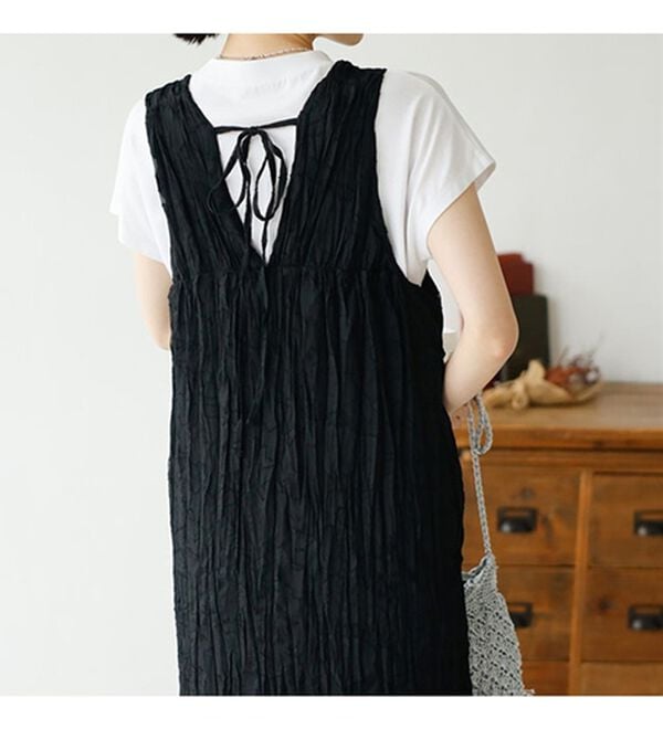 GeeRA（ジーラ）の「フラワージャカードノースリーブワンピース（その他ワンピース）」｜詳細画像