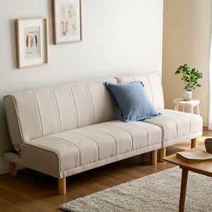 iellio（イエリオ）の「４ＷＡＹスタイリッシュソファベッド＜リクライニングソファ・カウチソファ・オットマンソファ・２人掛け・３人掛け・新生活＞（ソファ）」｜アイボリーベージュ