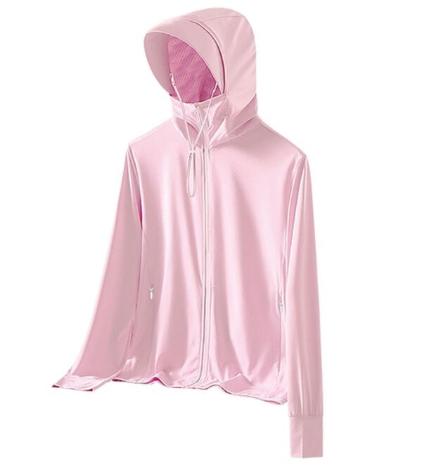 「フェイスガード付きＵＶカットパーカ（パーカー）」｜詳細画像