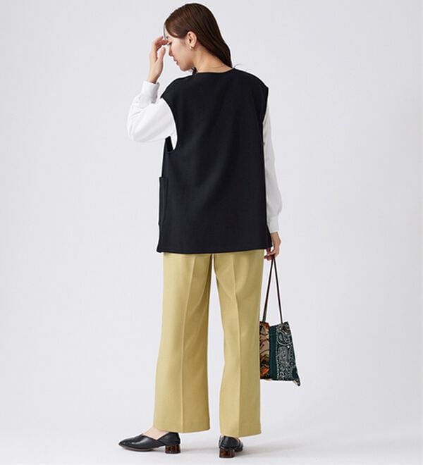 BELLUNA（ベルーナ）の「【Ｗｏｏｌｉｓｈ】美脚ワイドパンツ（ワイドパンツ・ガウチョ）」｜詳細画像