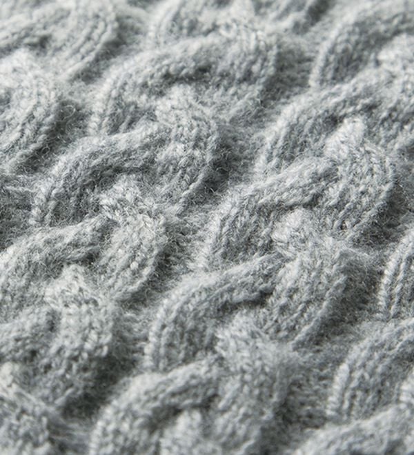 「＜ゴールデンベア＞ケーブルニットプルオーバー（メンズニット・セーター）」｜詳細画像