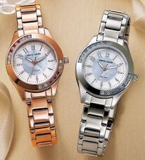 BELLUNA（ベルーナ）の「＜ピエールカルダン＞ダイヤステンレスソーラー腕時計（腕時計）」