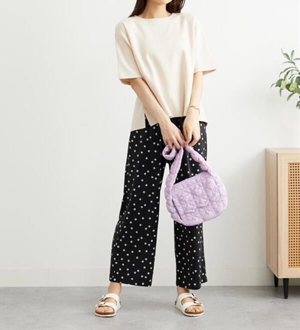 BELLUNA（ベルーナ）の「とろりん触感！ゆったりプルオーバー（カットソー）」｜詳細画像
